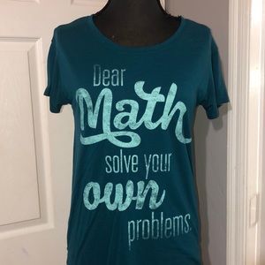 “Dear Math solve your own problems” Gold rush Small Shirt